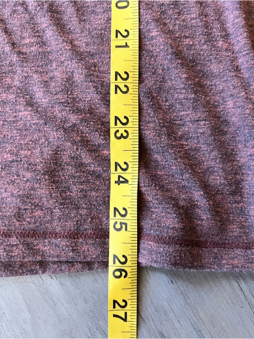 L.L.Bean women's long-sleeve crewneck graphic t-shirt heather brown/mauve Sz XL - Picture 8 of 9